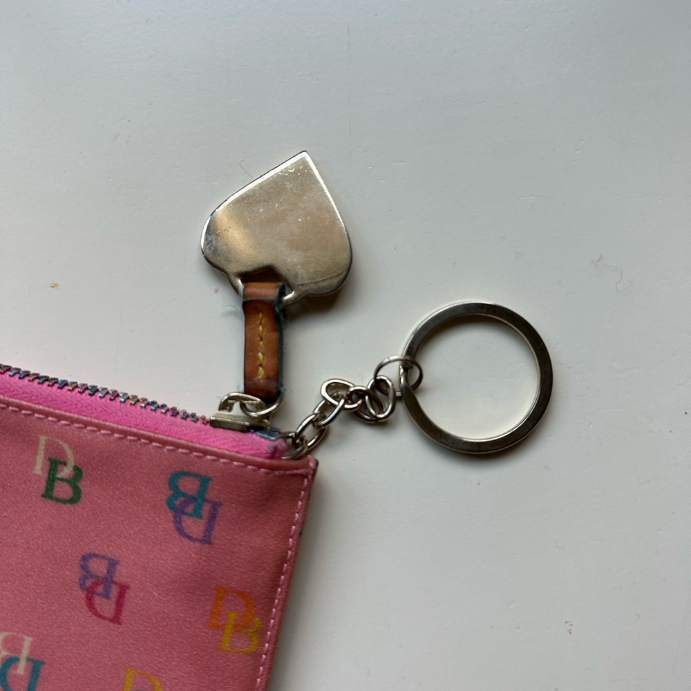 Vintage Dooney & Bourke Pink Coin Pouch - Picture 4 of 10